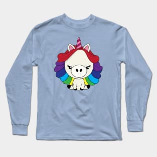 Mr. Rainbow Unicorn Long Sleeve T-Shirt